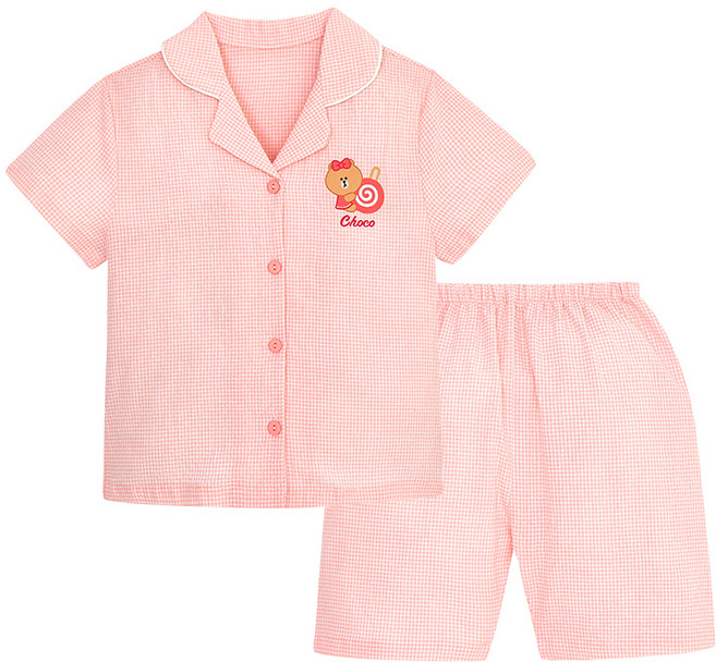 여아용 브라운앤프렌즈 5부 라운지웨어 세트 4호