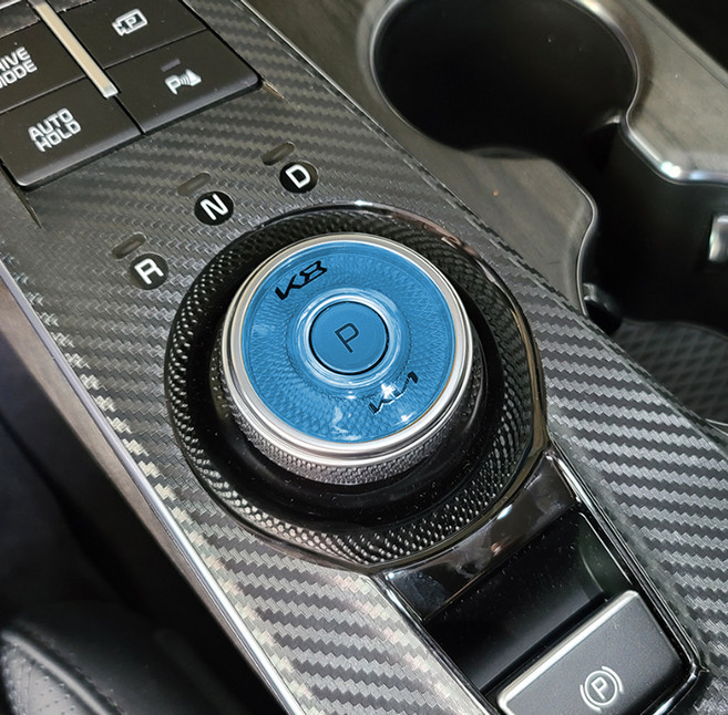 달구름 k8 차량용 PPF 데칼 스티커, 기어, 블루