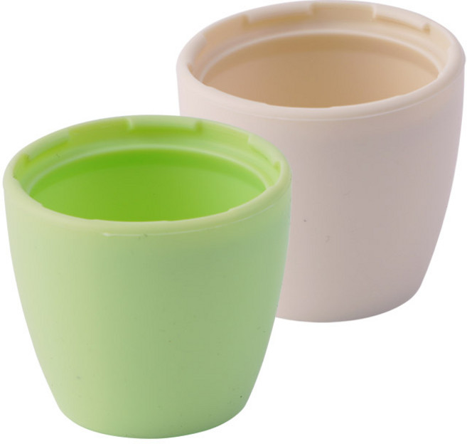 iValue 矽膠奶嘴保護蓋組, Lime + Ivory, 2個