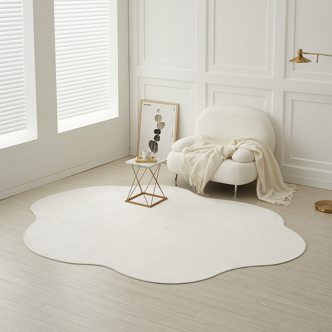 LEREVE 라떼아 생활방수 워셔블 비정형 러그