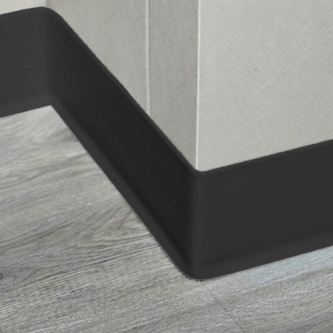 아리코 걸레받이 굽도리 몰딩 테이프 10cm x 5m, 블랙, 1개