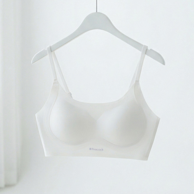 주니데이 끈 조절 무와이어 성장기 심리스 브라