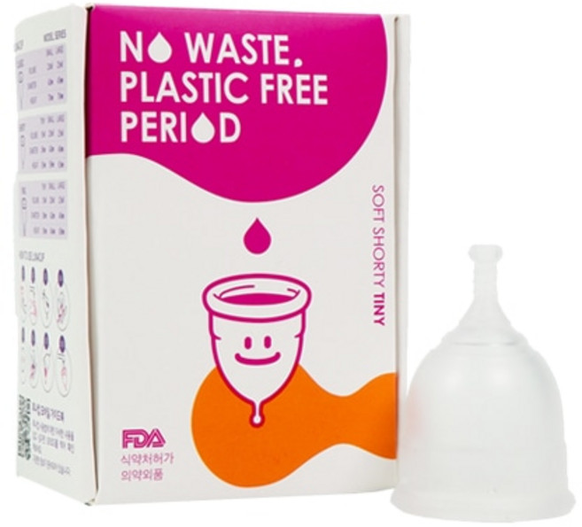 루나컵 쇼티 월경컵 타이니 15ml, 소형, 1개입, 1개