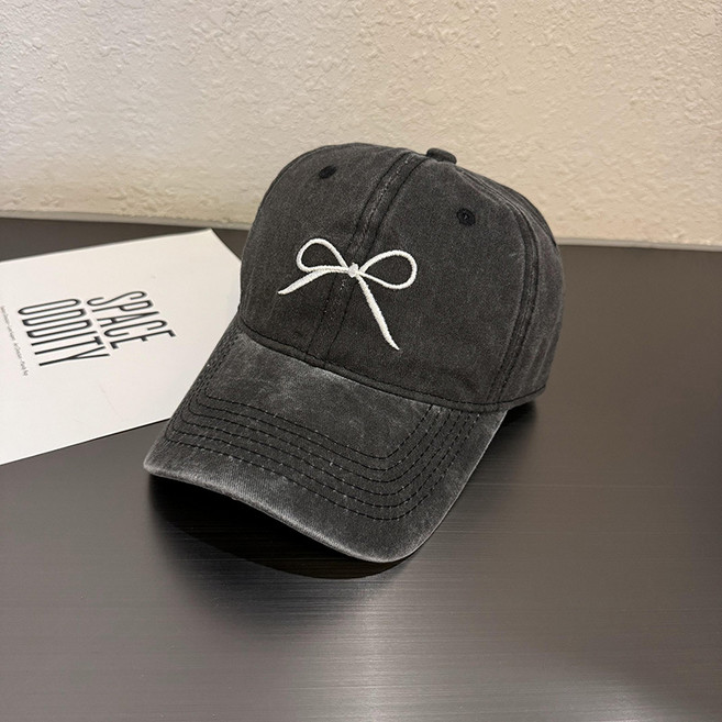 DBOPPA 復古水洗蝴蝶結日常鴨舌帽 JNHA2416