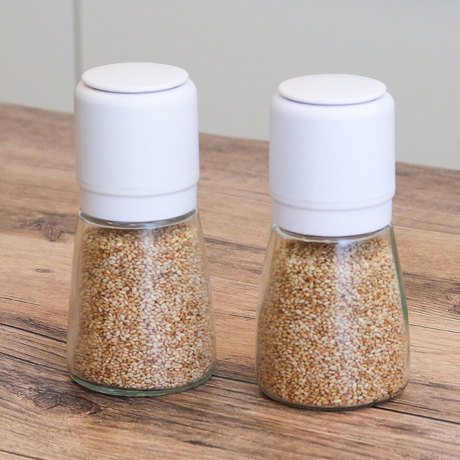 키텐실 이지 그라인더 양념통 화이트, 2개, 160ml