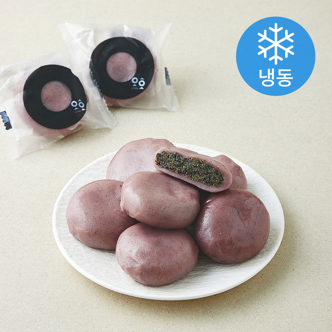 오호떡집 흑임자 알꿀떡 (냉동), 50g, 1개, 7개입