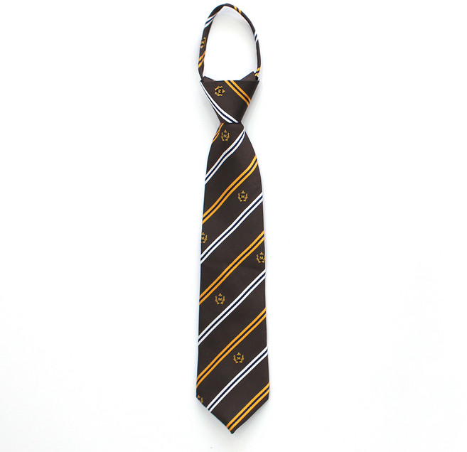 반자동 아동용 M로고 넥타이