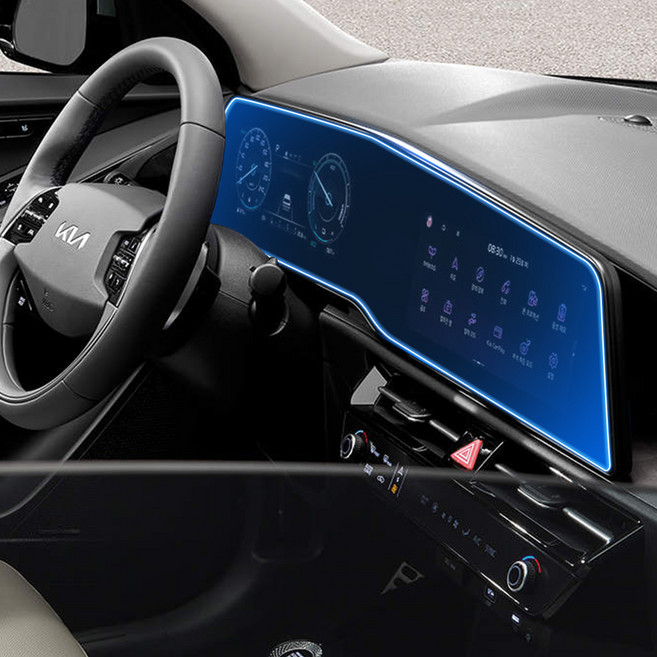 스코코 기아 니로 SG2 초고화질 트루컬러 AR 풀커버 네비게이션 보호필름 세트