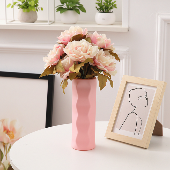조인메이드 인테리어 장식 화병 C, 핑크