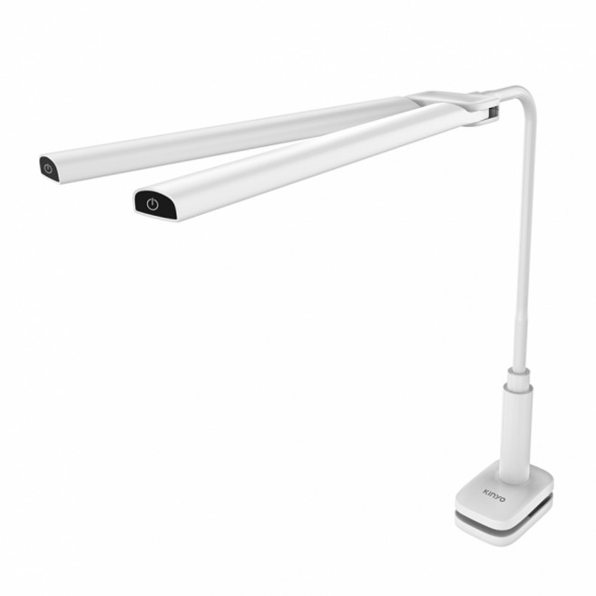 Kinyo 觸控親子共讀夾燈 PLED-4195, 白色