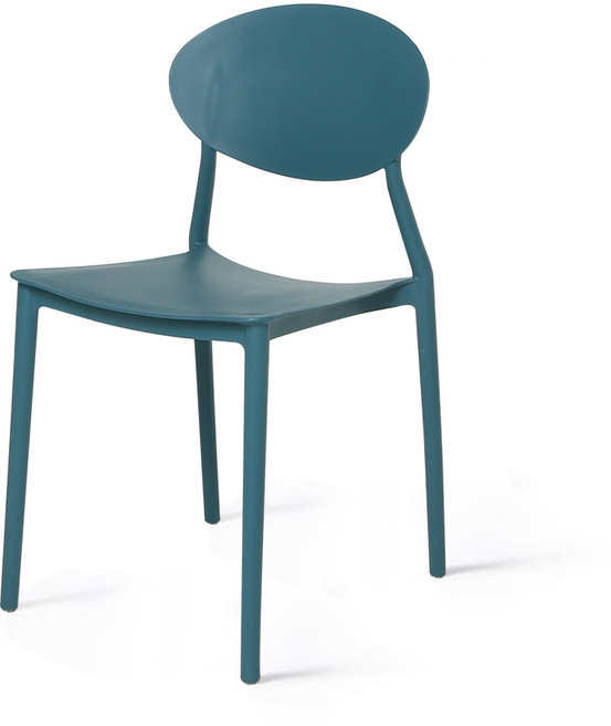 지엠퍼니처 인테리어 디자인 포니오 의자, 다크블루, 2개