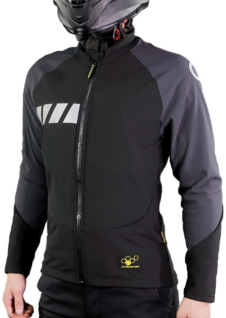 씨씨프로텍터 동네형 오토바이 고급 상체 보호대 자켓 3018, 블랙