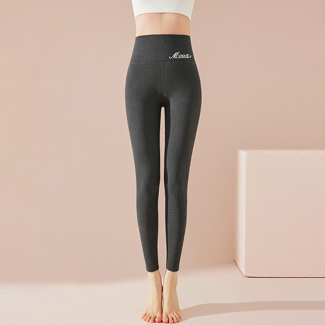 씨오브비 여성용 하이웨스트 컬러 도톰 기모 레깅스