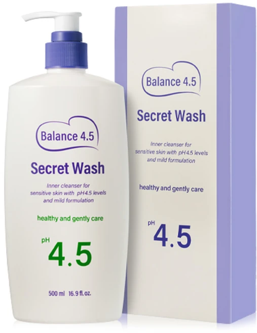 터치미 밸런스 4.5 시크릿워시 여성청결제 대용량, 500ml, 1개 - 쿠팡