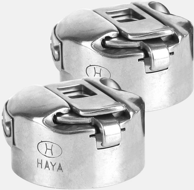 하야 공업용 본봉북집 미싱 부속, 실버, 2개