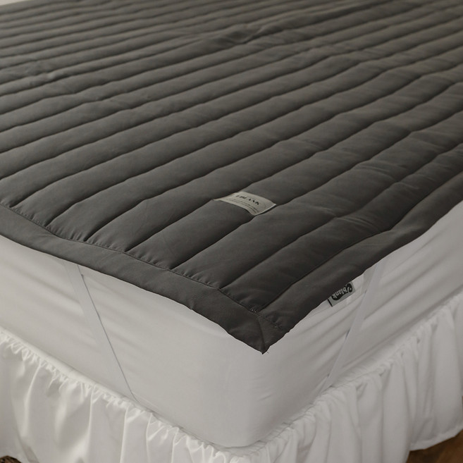 이블랑 국내 제조 아르떼 알러지케어 일반형 침대패드, 02 챠콜