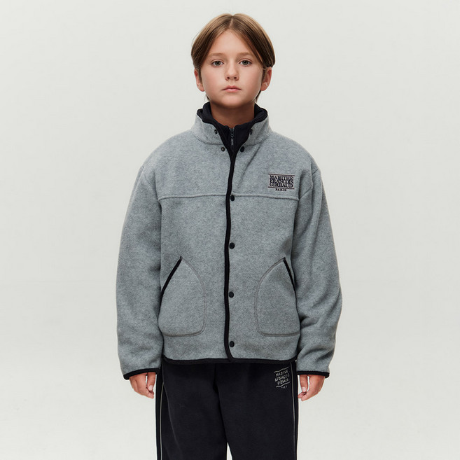 마리떼프랑소와저버 아동용 클래식 로고 경량 플리스 재킷