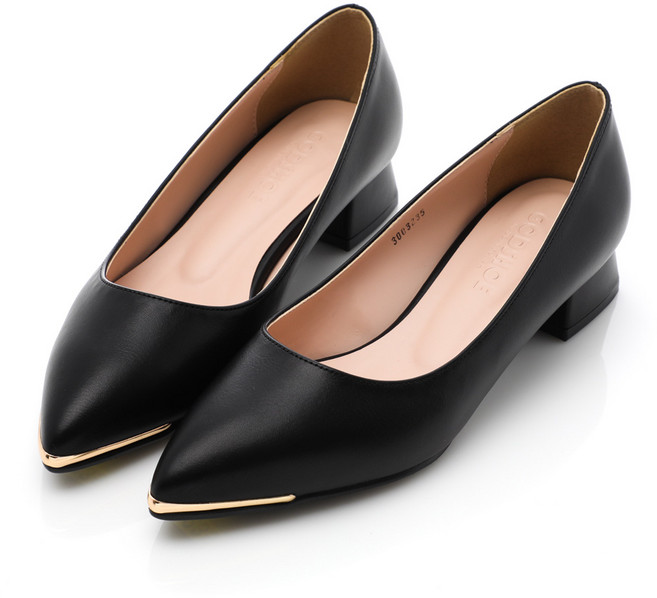 갓슈 골든토 에리나 펌프스 빅사이즈 로우힐 3cm