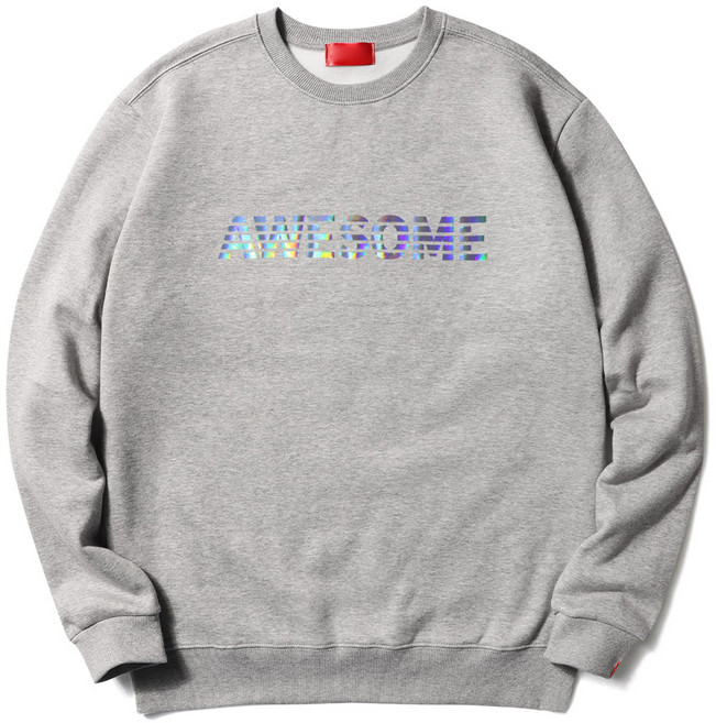 다꾸앙 어썸믹스기모 맨투맨 티셔츠 C11DKA_DM2374