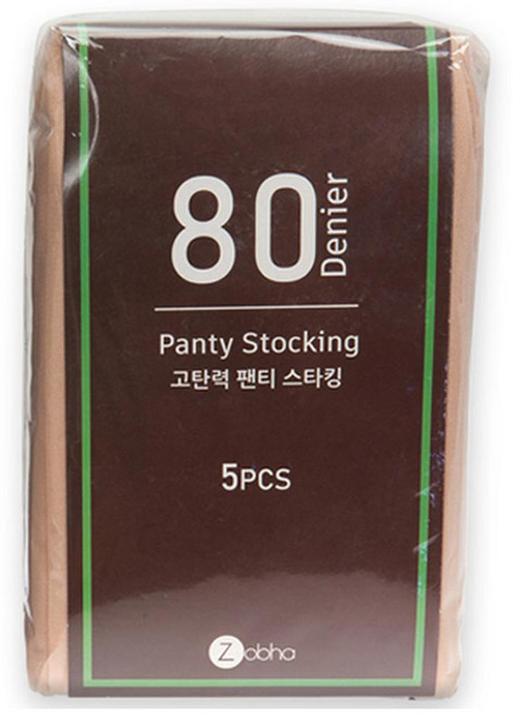 Zobha 高彈力 絲襪 連褲型 5入組 80D
