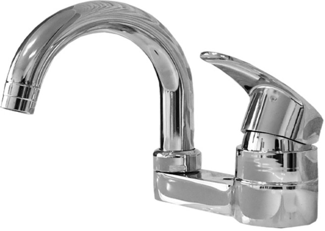 3홀 파이프형 세면기 수전, 1개