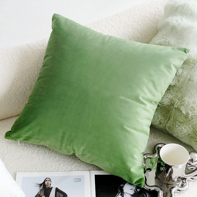 이그나스 파스텔 그린 쿠션, 11 벨벳그린