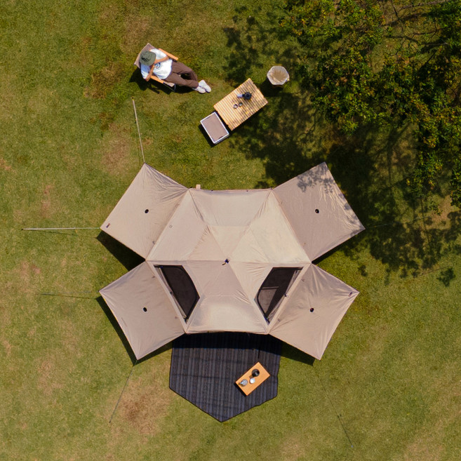 아이두젠 반타곤 원터치 돔 쉘터 차박 텐트, 탄, 4~5인용