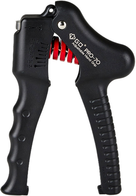 GD GRIP PRO 70 可調式握力器, 黑色, 1入