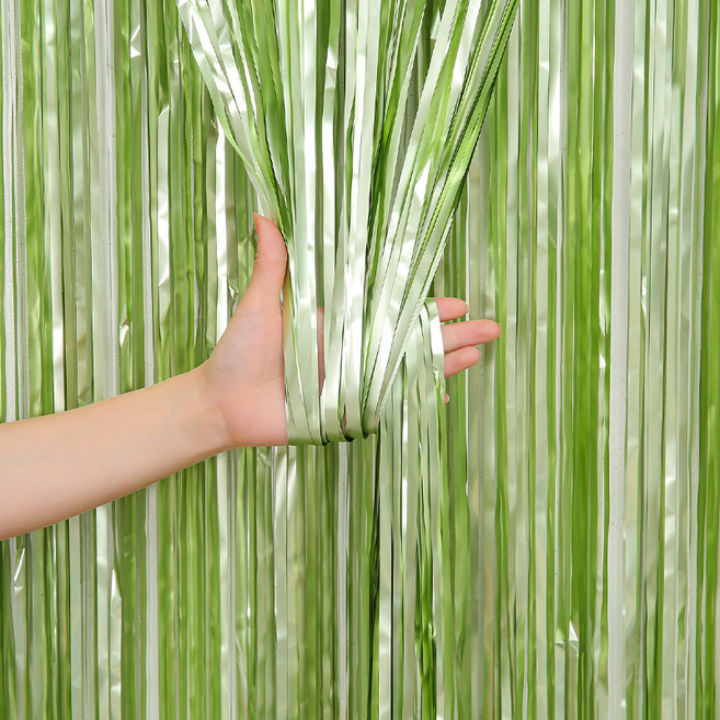 P&B UNITY 派對拉簾, 霧面淺綠色, 4個