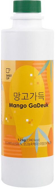스위트컵 망고가득 농축액, 1개, 1.2kg