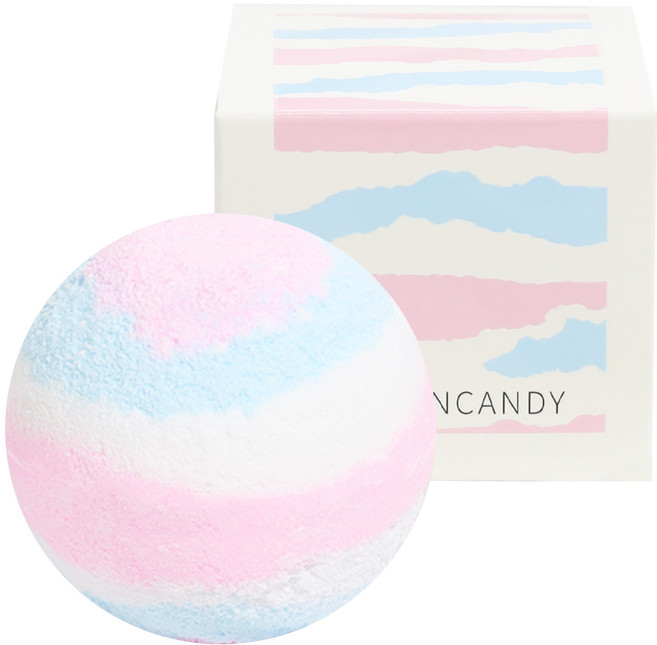 코아코스 버블 앤 팝 코튼캔디 배쓰밤 화이트 머스크 향, 200g, 1개