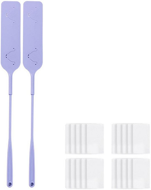 ARYKO 縫隙除塵棒 + 擦拭墊, 2支, 紫色