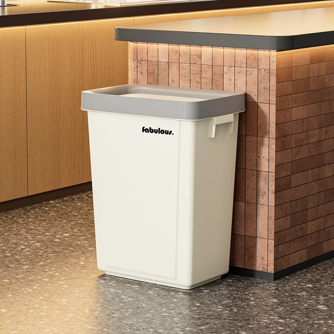 패블러스 탑링 가정 업소 인테리어 화장실 쓰레기통, 화이트