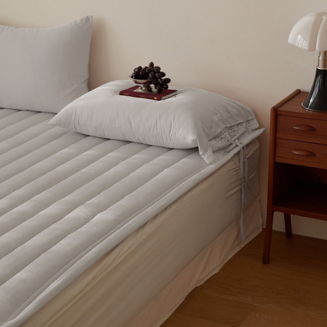 마틸라 아뜰리에 실크코튼필 고정밴드 침대 패드, 누드슬립