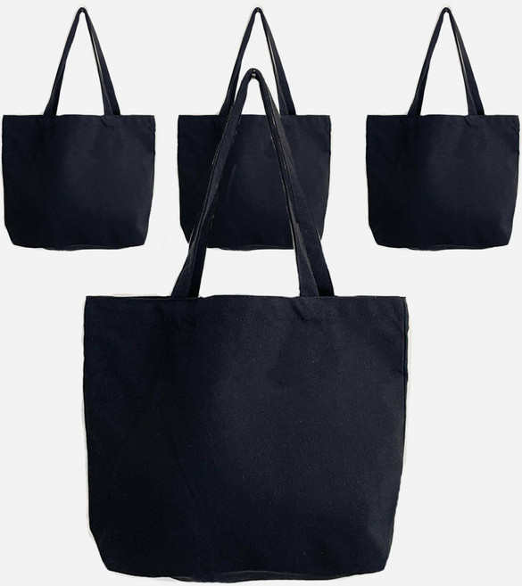 무지 가로형 에코백 4p