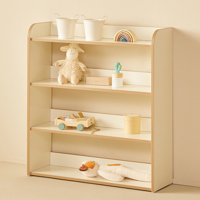 예다움 유아용 아린 교구장 4단, 크림