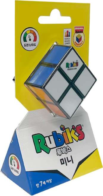 루빅스 미니 큐브, 혼합색상, 1개