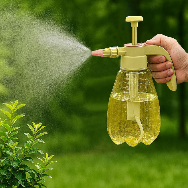 집사람 원예용 압축 분무기, 1개, 옐로우