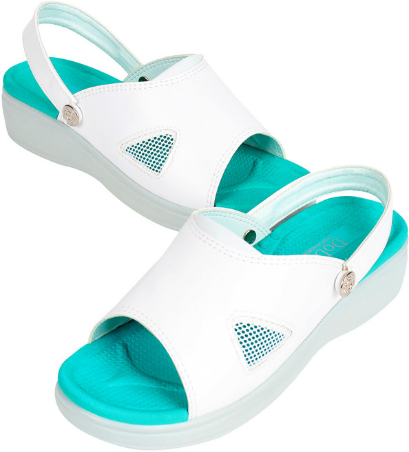 도도파트너스 여성용 플로렌스 통굽 이중쿠션 간호화