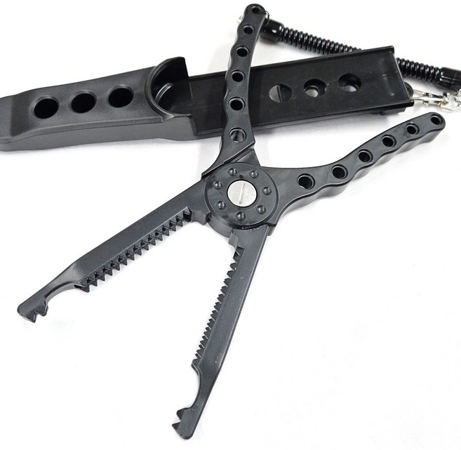 즐낚 피싱 집게, 블랙, 1개