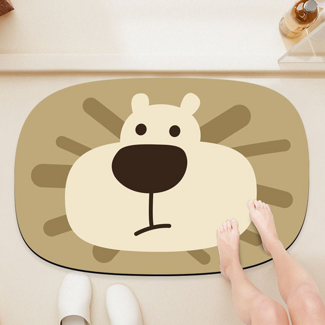 다다랜드 동물친구들 규조토 발매트, 사자