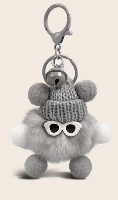 엘쏘 폼폼 컬러 썬구리 먼지 인형 방울 키링