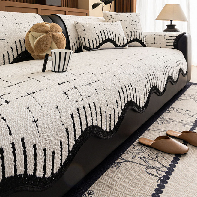 지앤와이 노앤 플리스 웨이브 논슬립 소파패드