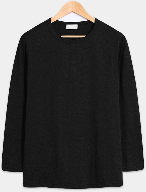 탑보이 20수 라운드 통기성 긴팔 티셔츠 MD184