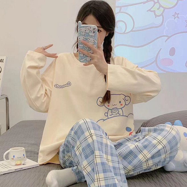Viola 女性長袖上下居家服套裝 Vio0030