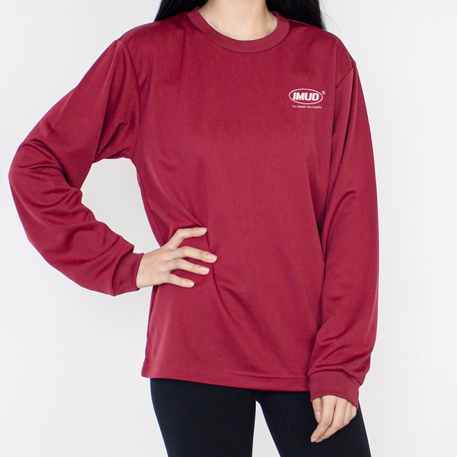 험블스튜디오 남녀공용 기본 로고 냉감 통기성 얇은 긴팔 티셔츠 IMUD_42