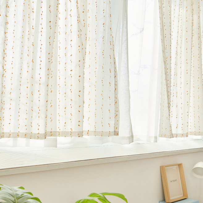 뷰하우스 캔디버블 린넨 가리개 다용도 봉집 커튼