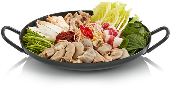 업소용 경질 부대찌개 전골 냄비, 34cm, 1개