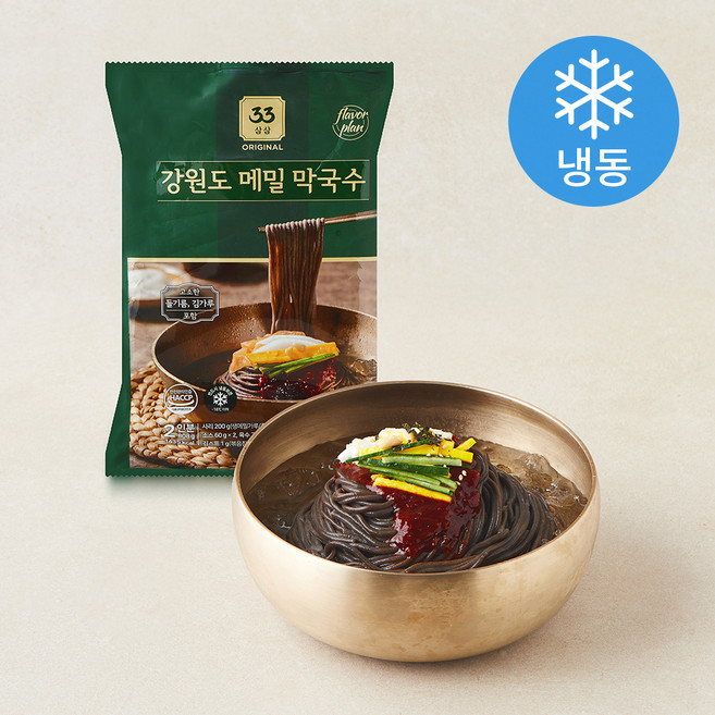 33떡볶이 강원도 메밀막국수 2인분 (냉동), 808g, 1개