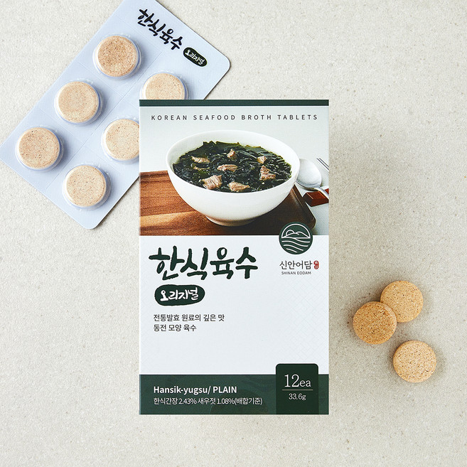 신안어담 한식육수 오리지널, 2.8g, 1개, 12개입